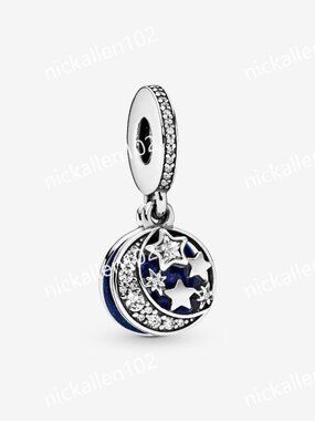Pandora Moon & Blue Sky Dangle Charm